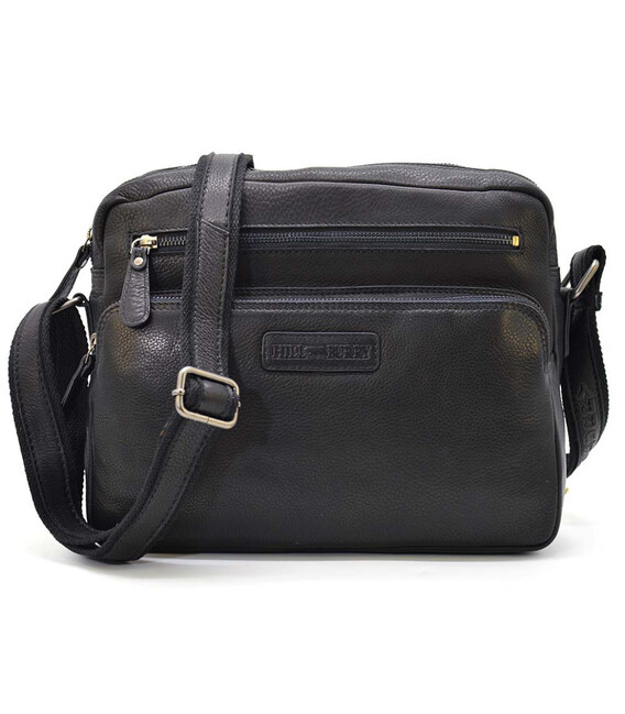 Багатофункціональна сумка крос-боді, колір чорний, HILL BURRY HB3162 фото, картинка, изображение