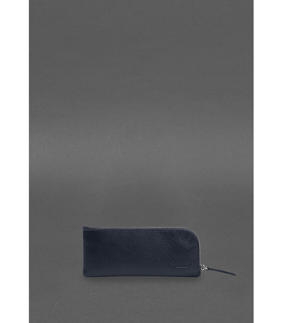 Кожаная карманная ключница 5.0 Темно-синяя фото, картинка, изображение