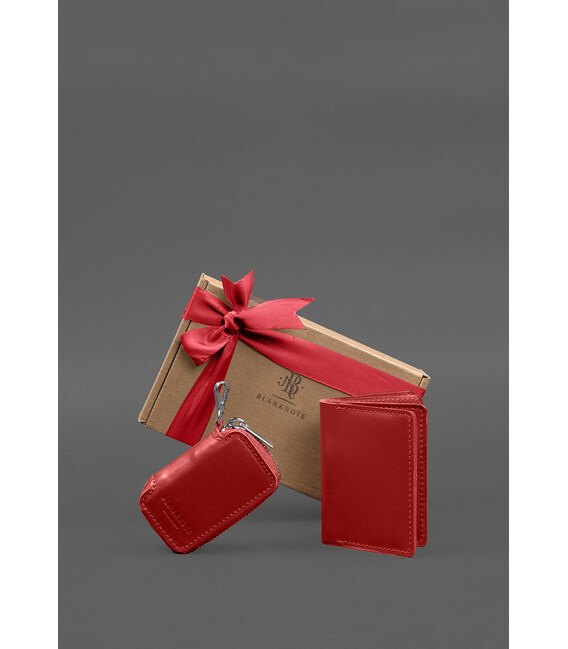 Набор кожаных аксессуаров AUTO 2.0 Красный фото, картинка, изображение