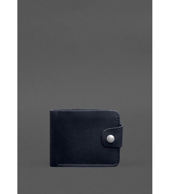 Кожаное портмоне 9.1 Синий фото, картинка, изображение