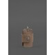 Кожаная ключница смарт-кейс 4.0 светло-бежевая Crazy Horse фото