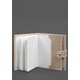 Кожаная обложка-портмоне на паспорт с гербом Украины 25.1 Светло-бежевая фото