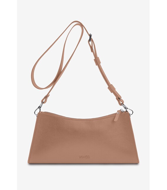 Женская кожаная сумка Sally Baget карамель фото, картинка, изображение