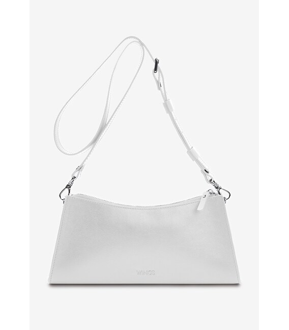 Жіноча шкіряна сумка Sally Baget біла картинка, зображення, фото