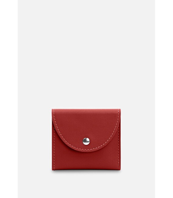 Кожаный кошелек 2.2 красный фото, картинка, изображение