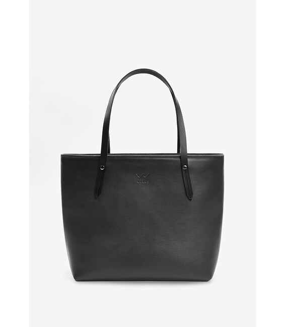 Шкіряний шоппер Walker Mini чорний картинка, зображення, фото