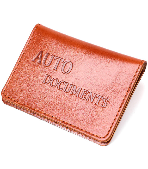 Обложка кожаная для водительского удостоверения SHVIGEL 16137 фото, картинка, изображение