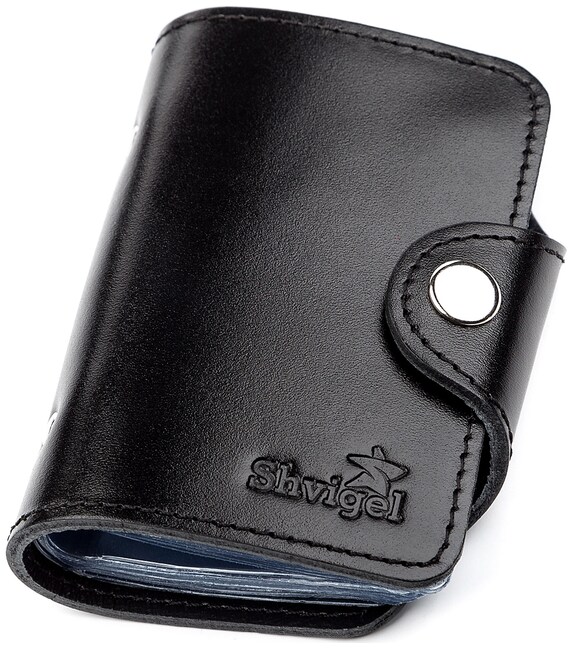 Холдер вертикальний Shvigel 13911 шкіряний Чорний картинка, зображення, фото
