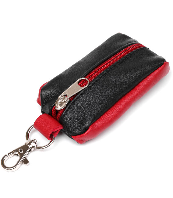 Комбинированная ключница из натуральной кожи Shvigel 13952 фото, картинка, изображение