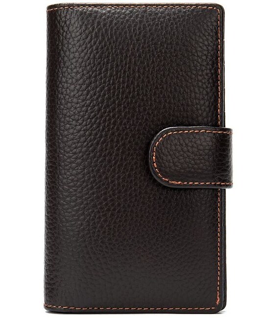 Велика кредитница Vintage 14924 Коричнева картинка, зображення, фото