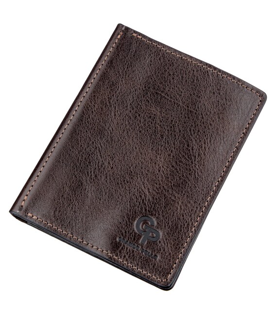 Обложка для автодокументов мягкая кожа GRANDE PELLE 11191 Коричневая фото, картинка, изображение