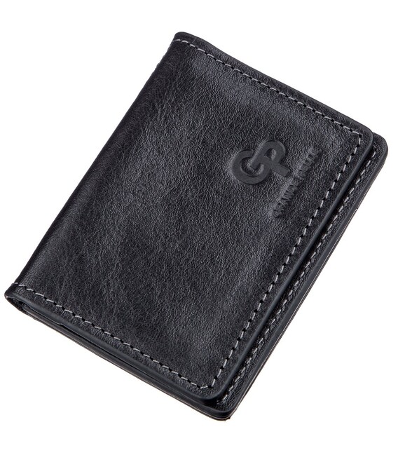 Обкладинка для водійських прав гладка шкіра GRANDE PELLE 11193 Чорна картинка, зображення, фото