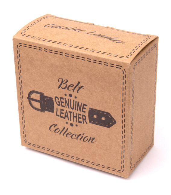 Пакувальна коробка для ременів з щільного картону 15312 Shvigel Крафтова картинка, зображення, фото