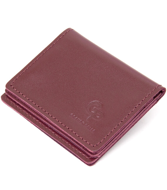 Кожаная обложка для автодокументов GRANDE PELLE 11491 Бордовый фото, картинка, изображение