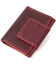 Винтажная кожаная визитница GRANDE PELLE 11408 Бордовый фото, картинка, изображение