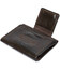 Кожаная визитница GRANDE PELLE 11410 Темно-коричневый фото, картинка, изображение