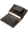 Кожаная визитница GRANDE PELLE 11410 Темно-коричневый фото, картинка, изображение