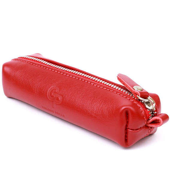 Женская кожаная ключница GRANDE PELLE 11341 Красный фото, картинка, изображение