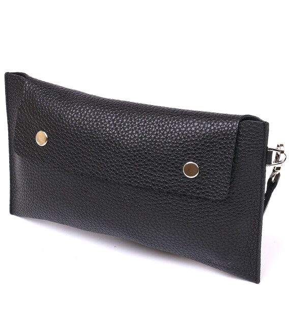 Кожаная тревел-косметичка Shvigel 16416 Черный фото, картинка, изображение