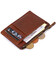 Визитница из кожи Vintage 20695 Коричневая фото, картинка, изображение