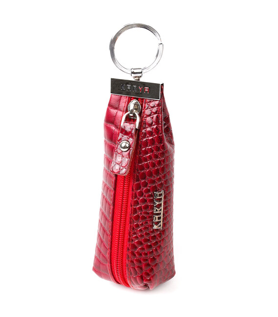 Стильна та зручна ключниця KARYA 20931 шкіряна Червоний картинка, зображення, фото