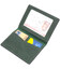 Чудова шкіряна обкладинка на військовий квиток Карта GRANDE PELLE 16783 Зелений картинка, зображення, фото