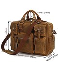 Сумка мужская Vintage 14051 в винтажном стиле Коричневая картинка, изображение, фото