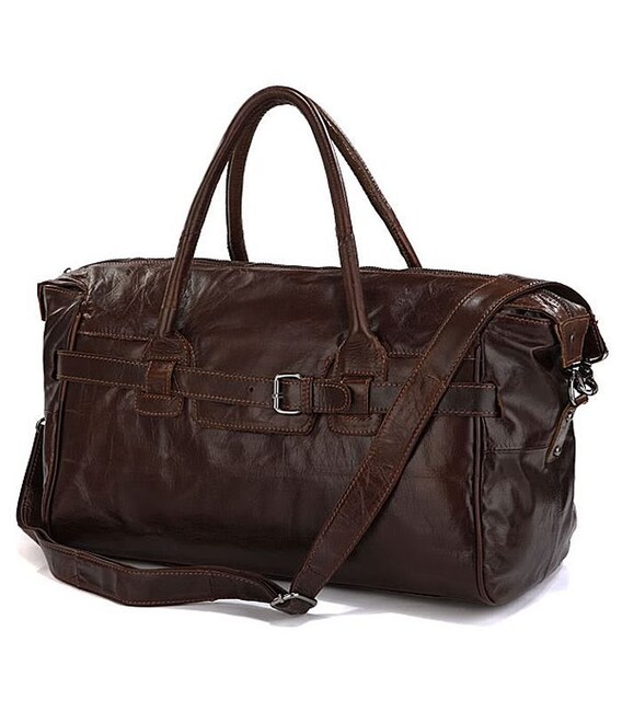 Сумка дорожная Vintage 14053 Коричневая фото, картинка, изображение