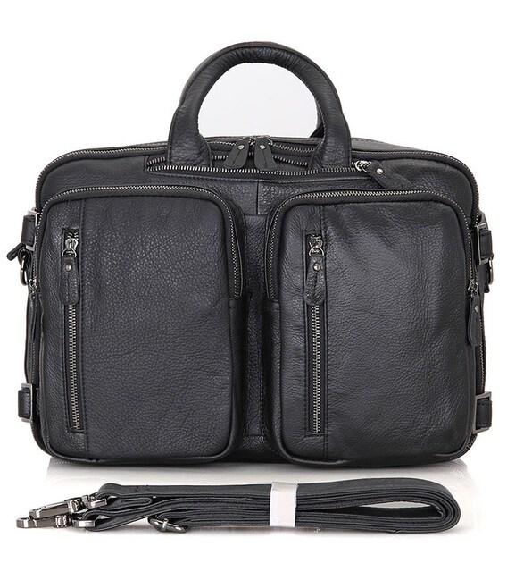 Сумка мужская Vintage 14058 Черная фото, картинка, изображение