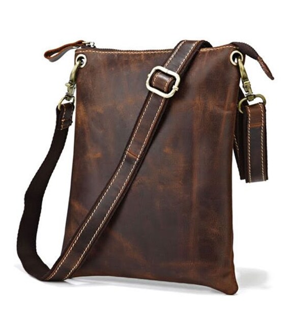 Кожаная сумка планшет для документов и города Vintage 14061 Коричневая фото, картинка, изображение