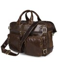 Шкіряна сумка трансформер для роботи поїздок та міста Vintage 14074 Коричнева картинка, зображення, фото