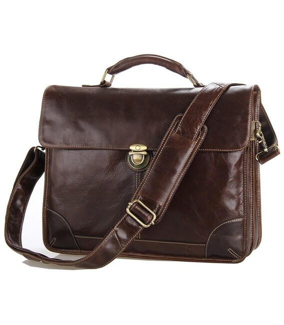 Сумка чоловіча Vintage 14085 для ноутбука Коричнева картинка, зображення, фото