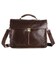Сумка чоловіча Vintage 14085 для ноутбука Коричнева картинка, зображення, фото