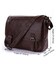 Сумка мужская Vintage 14089 под формат А4 Коричневая фото, картинка, изображение