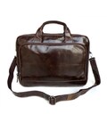 Шкіряна сумка для ноутбука роботи поїздок та документів Vintage 14152 Коричнева картинка, зображення, фото