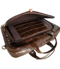 Кожаная сумка для ноутбука работы поездок и документов Vintage 14152 Коричневая фото, картинка, изображение