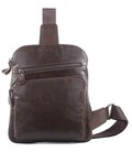 Шкіряна чоловіча сумка через плече для документів та міста Vintage 14185 Коричнева картинка, зображення, фото