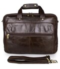 Кожаная сумка для ноутбука работы и документов Vintage 14247 Коричневая фото, картинка, изображение