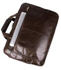 Шкіряна сумка для ноутбука роботи та документів Vintage 14247 Коричнева картинка, зображення, фото
