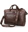 Сумка мужская Vintage 14371 для ноутбука 17 дюймов Коричневая фото, картинка, изображение