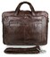 Сумка мужская Vintage 14371 для ноутбука 17 дюймов Коричневая фото, картинка, изображение