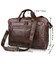 Сумка мужская Vintage 14371 для ноутбука 17 дюймов Коричневая фото, картинка, изображение