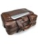 Сумка мужская Vintage 14371 для ноутбука 17 дюймов Коричневая фото, картинка, изображение