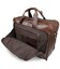 Сумка мужская Vintage 14371 для ноутбука 17 дюймов Коричневая фото, картинка, изображение