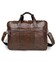 Сумка мужская Vintage 14371 для ноутбука 17 дюймов Коричневая фото, картинка, изображение