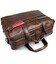 Сумка мужская Vintage 14371 для ноутбука 17 дюймов Коричневая фото, картинка, изображение