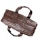 Сумка мужская Vintage 14371 для ноутбука 17 дюймов Коричневая фото, картинка, изображение