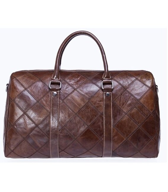 Дорожньо-спортивна сумка Vintage 14752 Коричнева картинка, зображення, фото