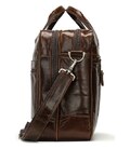 Сумка дорожная мужская кожаная Vintage 14770 Коричневая картинка, изображение, фото