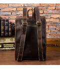 Рюкзак кожаный дорожный Vintage 14796 Коричневый фото, картинка, изображение